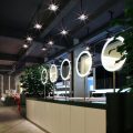 高通陶瓷展廳裝修_洗手盆體驗區(qū)