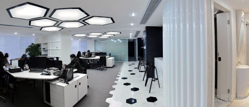 深圳南山科技園辦公室裝修_公共辦公區(qū)