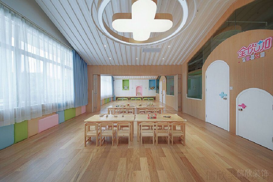 廣州花都早教中心裝修設(shè)計(jì)_信欣幼兒園學(xué)校裝修設(shè)計(jì)