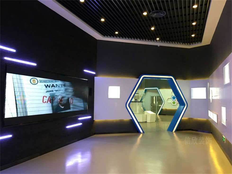 高科技企業(yè)展廳小放映廳裝修設(shè)計(jì)