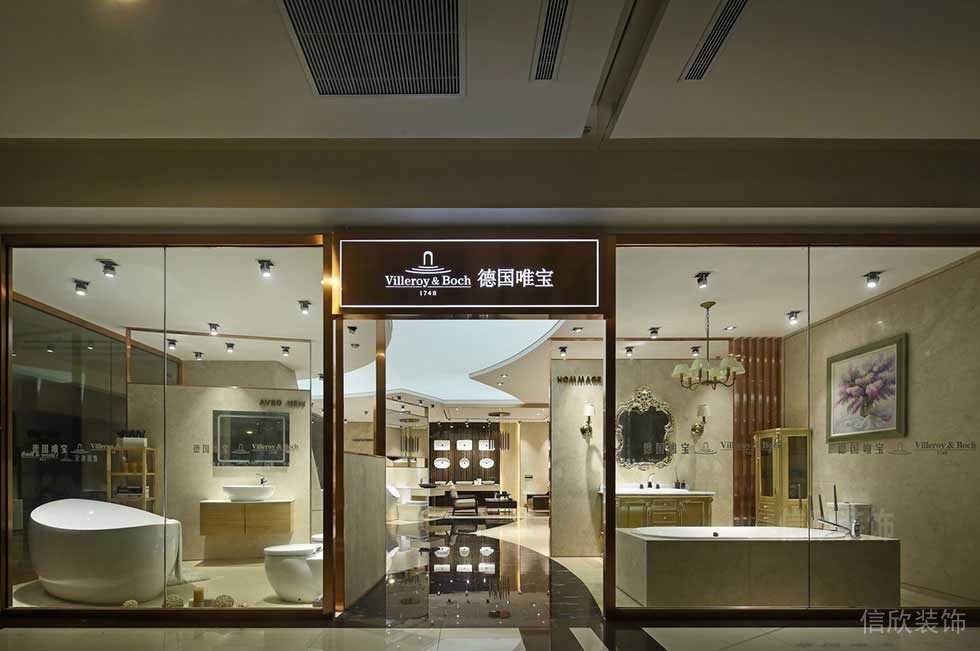 店鋪裝修輕奢風裝修店鋪設計效果圖玻璃櫥窗裝修
