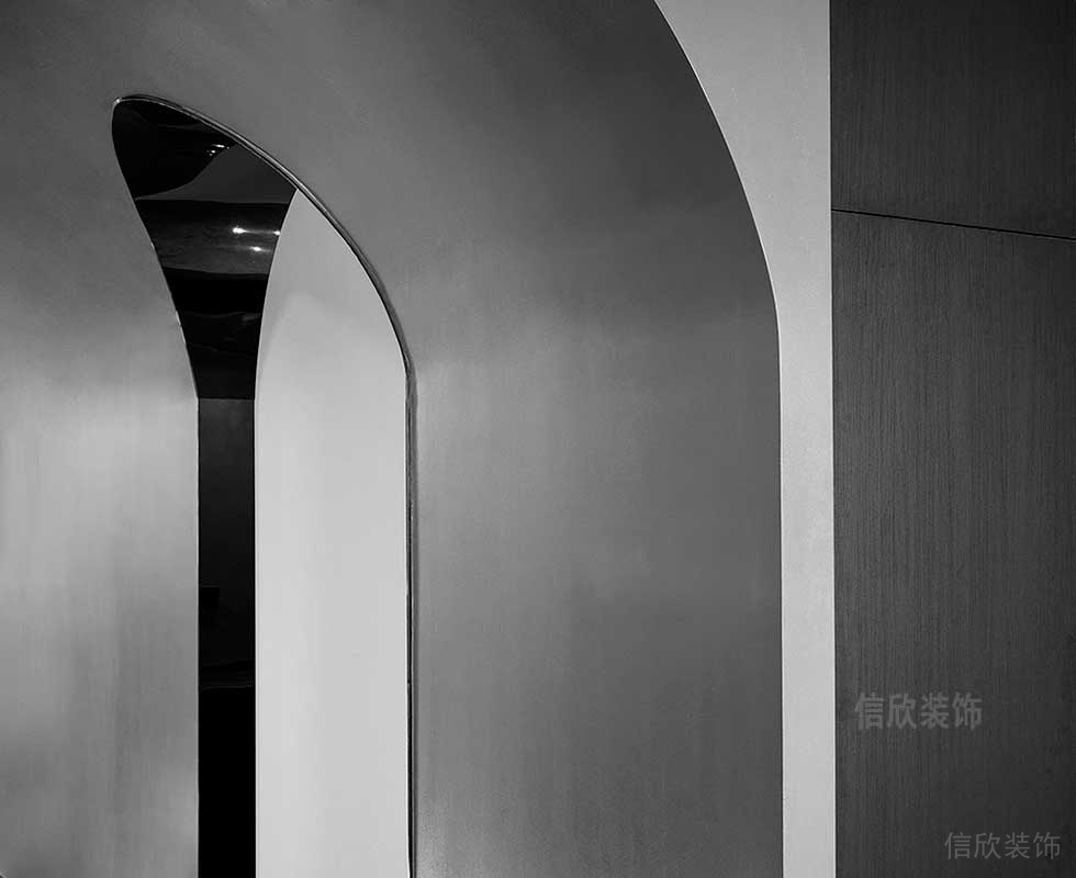 現(xiàn)代風(fēng)格辦公室過道異形門洞設(shè)計(jì)圖