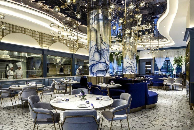 深圳羅湖餐飲茶餐廳裝修設計案例 用餐區(qū)