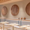 深圳龍華日式風格餐廳卡座用餐區裝修設計
