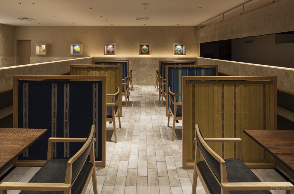 深圳南山簡約田園風日式餐廳對稱用餐區(qū)裝修設(shè)計