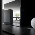 簡約黑白灰展廳裝修設計 白色造型球體
