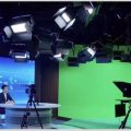 直播間演播室三基色補(bǔ)光燈天花吊裝支架