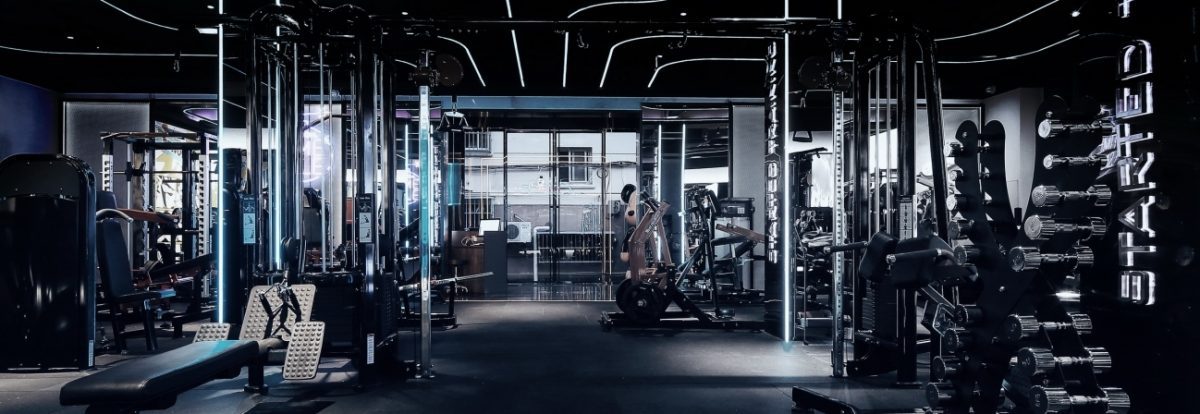 健身房裝修設計力量器械工業(yè)風效果圖