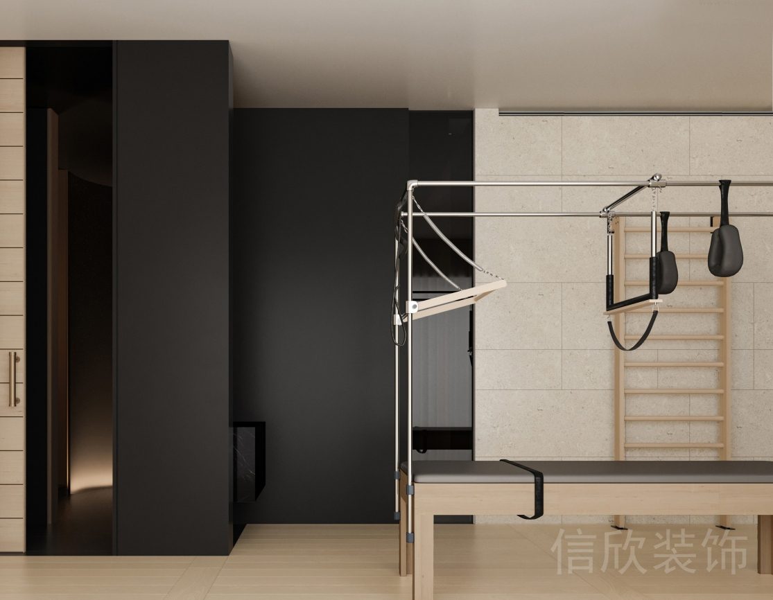 普拉提機(jī)構(gòu)極簡(jiǎn)風(fēng)秋千床原木設(shè)計(jì)效果