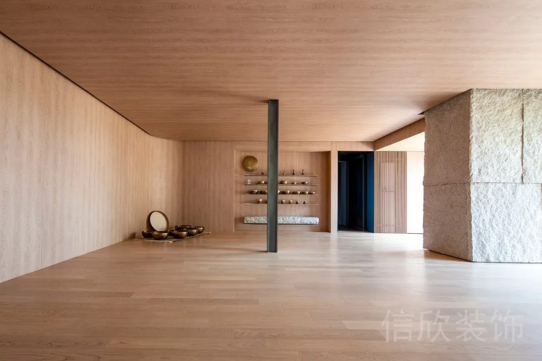原木風(fēng)裝修設(shè)計瑜伽教室團課舞蹈裝修圖